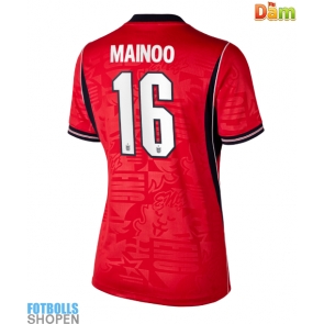 Billiga England Kobbie Mainoo #16 Bortatröja Dam VM 2026 Kortärmad